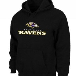 Baltimore Ravens Logo Pullover Black Hoodie
