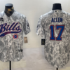 Nike Bills 17 Josh Allen Camo Vapor Baseball Limited Men Jersey