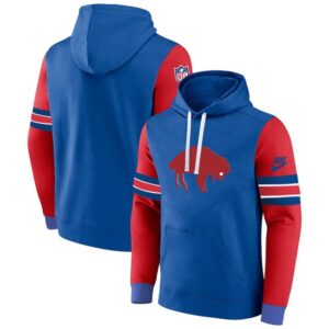 Bills Blue Red Pullover Hoodie