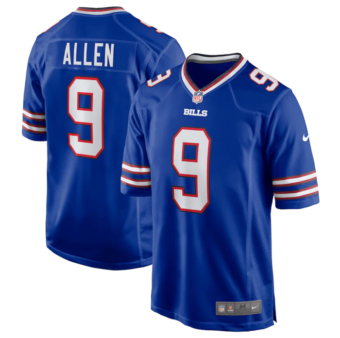 Nike Bills 9 Kyle Allen Blue Vapor Untouchable Limited Men Jersey