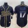 Nike Bills 17 Josh Allen Black Vapor Baseball Limited Men Jersey