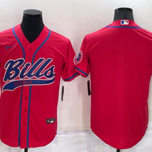 Bills Blank Red Baseball Vapor Limited Men Jersey