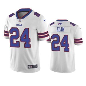 Bills 24 Kaiir Elam White  2022 Draft Vapor Untouchable Limited Men Jersey