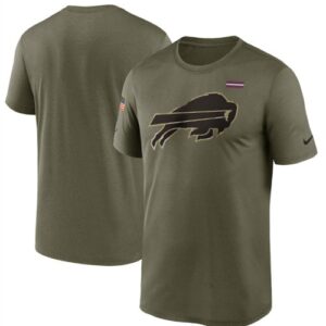 Nike Buffalo Bills 2021 Olive Salute To Service Legend Performance T-Shirt