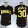 MLB Padres 30 Eric Hosmer Brown Alternate Cool Base Men Jersey