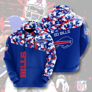 Buffalo Bills 3D Camo Hoodie