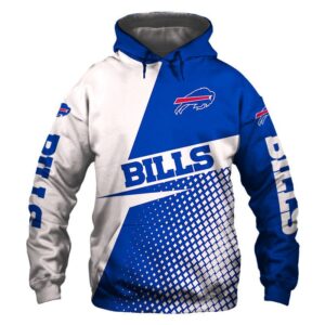 Buffalo Bills 3D Print Fan's Casual Pullover Hoodie
