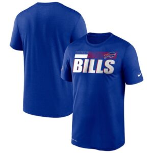 Buffalo Bills 2020 Blue Sideline Impact Legend Performance T-Shirt