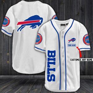 Buffalo Bills Baseball Customized Jersey