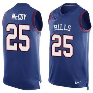 Bills 25 LeSean McCoy Royal Blue Men Limited Tank Top Jersey