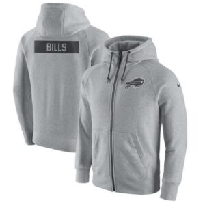 Buffalo Bills Gridiron Gray 2.0 Full-Zip Hoodie