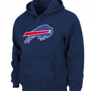 Buffalo Bills Logo Pullover Dark Blue Hoodie