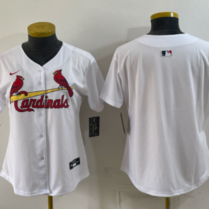 St.Louis Cardinals Blank White Women Jersey