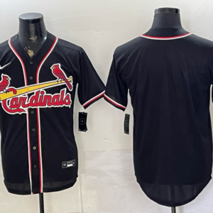 St.Louis Cardinals Blank Black Cool Base Men Jersey