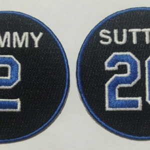 2021 Los Angeles Dodgers Memorial Tommy Lasorda & Don Sutton Jersey Patch