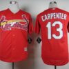 MLB Cardinals 13 Matt Carpenter Red Cool Base Men Jersey