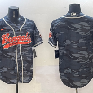 Nike Bengals Blank Camo Vapor Baseball Limited Men Jersey