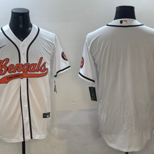 Nike Bengals Blank White Vapor Baseball Limited Men Jersey