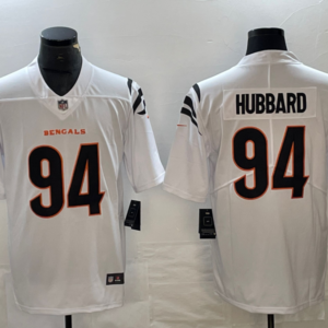 Nike Bengals 94 Sam Hubbard White Vapor Untouchable Limited Men Jersey
