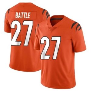 Nike Bengals 27  Jordan Battle Orange Vapor Untouchable Limited Men Jersey
