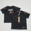Nike Bengals 1 Chase Black Toddler Jersey