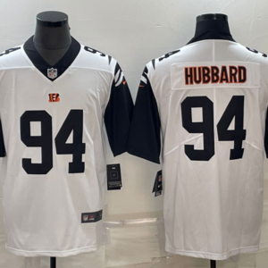 Nike Bengals 94 Sam Hubbard White Color Rush Limited Men Jersey