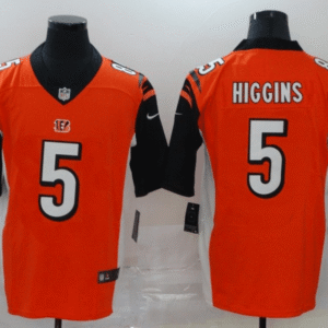 Nike Bengals 5 Tee Higgins Orange Vapor Untouchable Limited Men Jersey