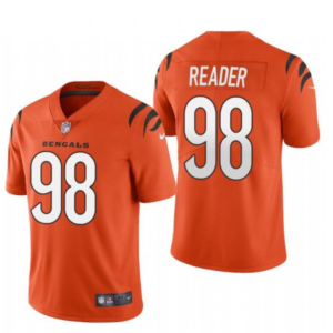 Nike Bengals 98 D.J. Reader Orange Vapor Untouchable Limited Men Jersey