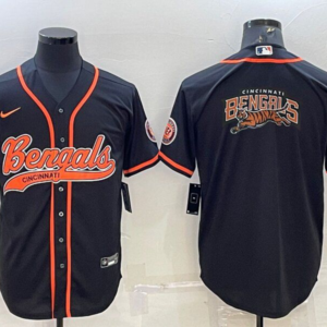Nike Bengals Blank Black Vapor Baseball Logo Limited Men Jersey