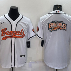 Nike Bengals Blank White Vapor Baseball Logo Limited Men Jersey