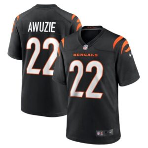 Nike Bengals 22 Chidobe Awuzie Black Vapor Untouchable Limited Men Jersey