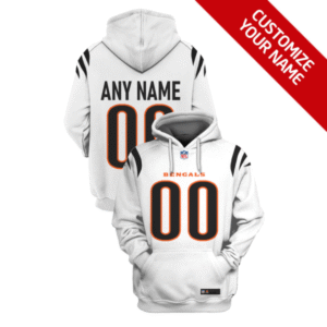 Bengals Customized White 2021 Stitched New Hoodie