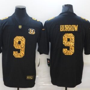 Nike Bengals 9 Joe Burrow Black Fashional Vapor Limited Men Jersey