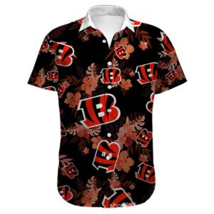 Cincinnati Bengals Hawaiian Short Sleeve Shirt