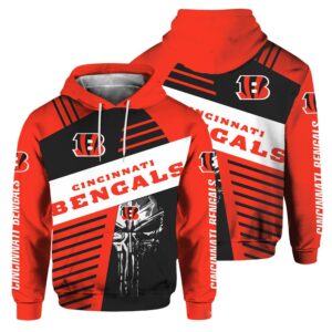 Cincinnati Bengals 3D Flight Hoodie