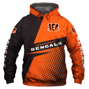 Cincinnati Bengals 3D Print Fan's Casual Pullover Hoodie
