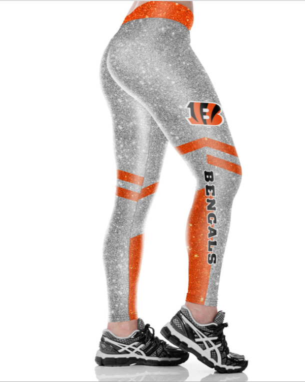 Cincinnati Bengals Silver leggings