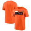 Cincinnati Bengals 2020 Orange Sideline Impact Legend Performance T-Shirt