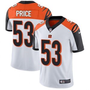 Bengals 53 Billy Price 2018 Draft White Vapor Untouchable Limited Men Jersey
