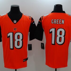 Nike Cincinnati Bengals 18 A.J. Green Orange Vapor Untouchable Limited Men Jersey