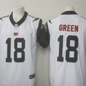 Bengals 18 A.J. Green White Color Rush Men Limited Jersey