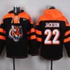 Bengals 22 William Jackson Black Player Pullover Sweatshirt Hoodie