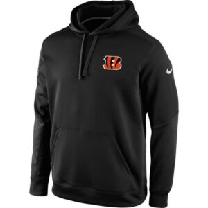 Nike Cincinnati Bengals Black Ko Chain Fleece Prefermance Hoodie