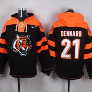 Bengals 21 Darqueze Dennard Black Player Pullover Hoodie