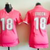 Nike Cincinnati Bengals 18 A.J. Green Pink Women Jersey