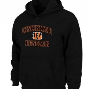 Cincinnati Bengals Heart & Soul Pullover Black Hoodie