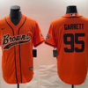 Nike Browns 95 Myles Garrett Orange Baseball Vapor Limited Men Jersey