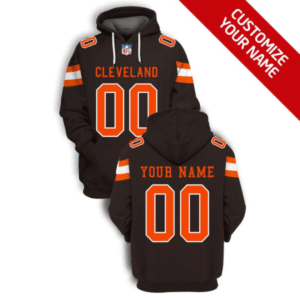 Browns Customized Brown 2021 Stitched New Hoodie