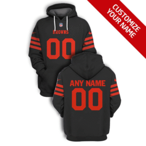 Browns Customized Brown Color Rush 2021 Stitched New Hoodie