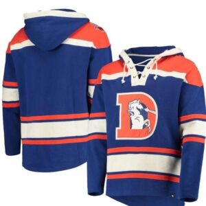 Broncos Blue Throwback Hoodie
